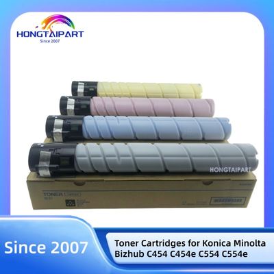 خرید کارتریج تونر TN512 برای Konica Minolta Bizhub C454 C454e C554 C554e با ظرفیت BK 540g ساخت آنلاین