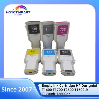 خرید 300ML Empty Ink Cartridge 730 P2V71A-MK P2V73A-PK P2V68A-C P2V70A-Y P2V69A-M P2V72A-G for HP Designjet T1600 T1700 T2600 T1600dr T1700dr T2600dr ساخت آنلاین