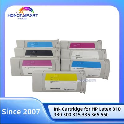 خرید 775ML Empty Ink Cartridge Compatible with HP Latex 310 330 300 315 335 365 560 Models 831C CZ694A-PK CZ695A-C CZ696A-M CZ697A-Y CZ698A-LC CZ699A-LM CZ706A-OP ساخت آنلاین