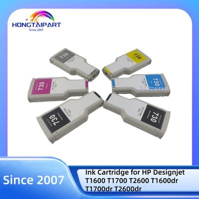 خرید 300ML Ink Cartridge 730 P2V71A-MK P2V73A-PK P2V68A-C P2V70A-Y P2V69A-M P2V72A-G for HP Designjet T1600 T1700 T2600 T1600dr T1700dr T2600dr ساخت آنلاین