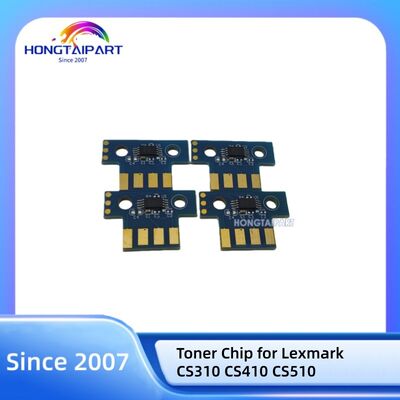 خرید چیپ تونر 70C80K0 70C80C0 70C80M0 70C80Y0 برای قطعات یدکی پرینتر Lexmark CS310 CS410 CS510 HONGTAIPART ساخت آنلاین