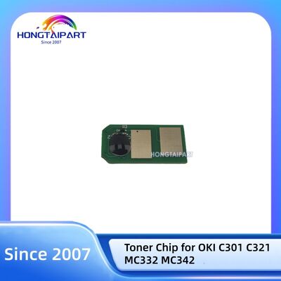 خرید تراشه تونر 44973546 برای OKI C301 C321 MC332 MC342 تراشه های چاپگر رنگی قطعات یدکی Hongtaipart ساخت آنلاین