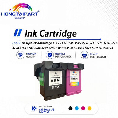 خرید 652 کارتریج جوهر F6V24AE F6V25AE برای HP Deskjet 1115 2135 3600 3635 3636 3638 ساخت آنلاین