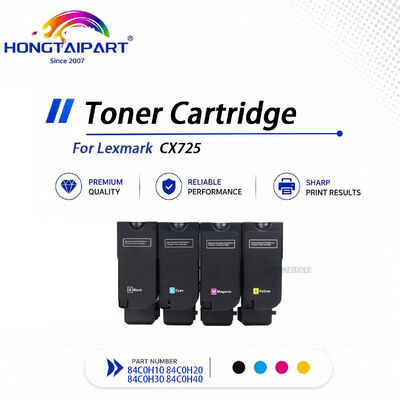 خرید مجموعه تونر 4 رنگ سازگار 84C0H10-84C0H40 برای چاپگر لیزری Lexmark CX725 ساخت آنلاین