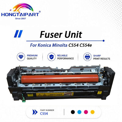 خرید گرمایش پایدار با دوام بالا واحد فیوزر Konica Minolta C554 برای دستگاه کپی Bizhub C554 C554e ساخت آنلاین