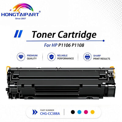 خرید کارتریج تونر مشکی CHG-CC388A PLUS افزایش عملکرد، سازگار با تراکم ضد محو شدن سازگار برای P1106 P1108 ساخت آنلاین