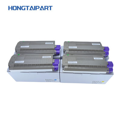 کارتریج تونر رنگی سازگار CMYK 45396213 45396214 45396215 45396216 برای کیت تونر چاپگر OKI ES7470 ES7480 ES7460