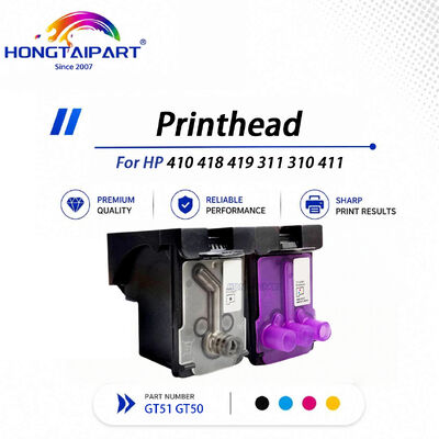 هد چاپگر GT51 دست نخورده نازل و مقاوم در برابر گرفتگی یکنواخت و سازگار برای مخزن جوهر HP GT50 410 418 419 311 310 411